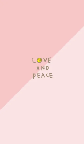 [LINE着せ替え] 2色半分 ピンクの画像1