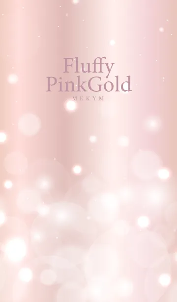 [LINE着せ替え] Fluffy Pink Gold - MEKYM - 9の画像1