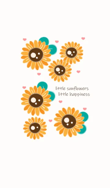 [LINE着せ替え] Beautiful sunflowers 4 :)の画像1