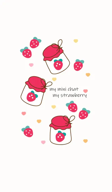 [LINE着せ替え] Yummy strawberry jam 2の画像1
