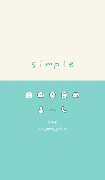 [LINE着せ替え] 120.24_グリーン7-9の画像1