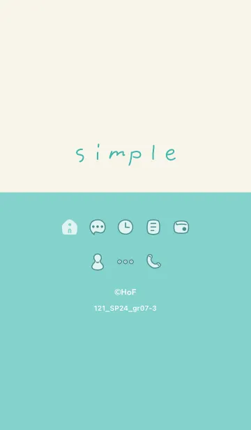 [LINE着せ替え] 121.24_グリーン7-3の画像1