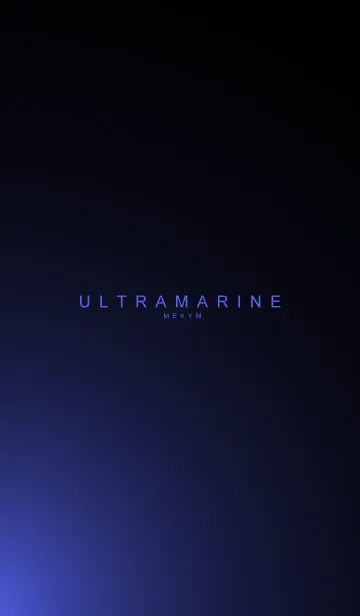 [LINE着せ替え] ULTRAMARINEBLUELIGHT -MEKYM-の画像1