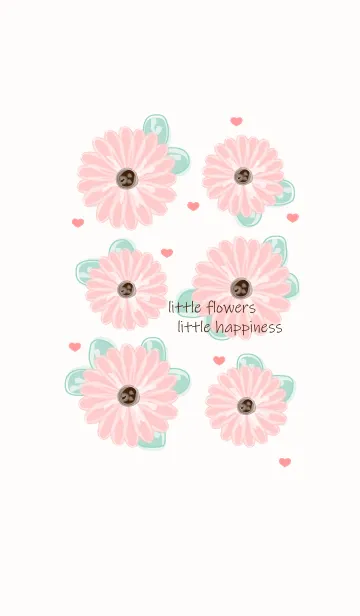 [LINE着せ替え] Pastel flower (Pink) 3の画像1