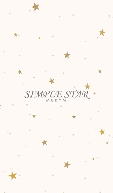 [LINE着せ替え] SIMPLE STAR - NATURAL YELLOW - 18の画像1