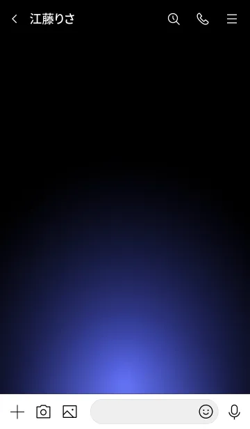 [LINE着せ替え] ULTRAMARINE BLUE LIGHT ICON THEMEの画像3