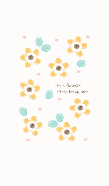 [LINE着せ替え] Little yellow flowers 2 :)の画像1