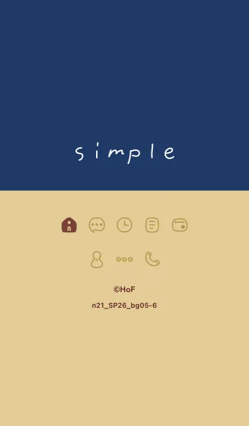 [LINE着せ替え] n21.26_ベージュ5-6の画像1