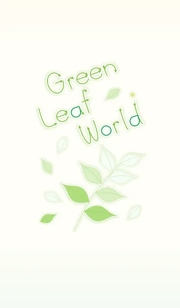 [LINE着せ替え] Green Leaf World！ (Yellow V.2)の画像1