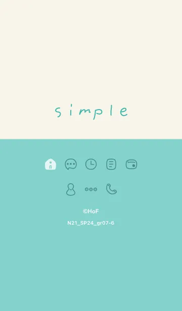 [LINE着せ替え] N21.24_グリーン7-6の画像1