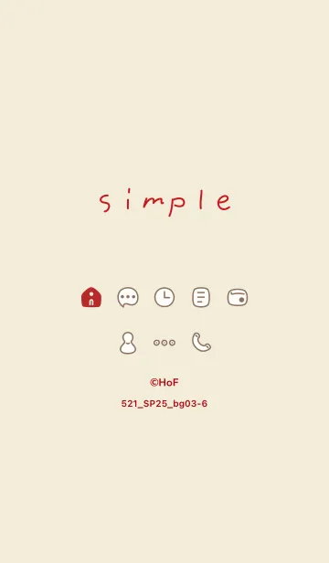 [LINE着せ替え] 521.25_ベージュ3-6の画像1