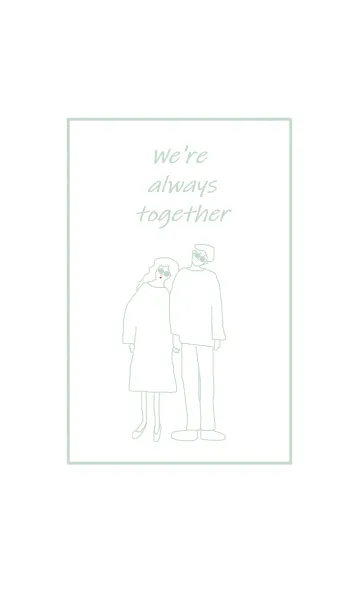 [LINE着せ替え] We're always together / naturalgreenの画像1