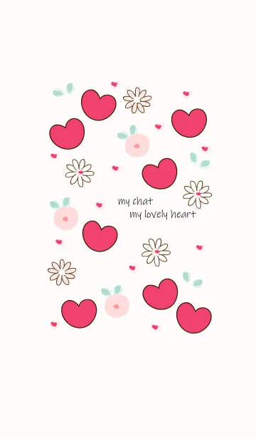 [LINE着せ替え] My chat my lovely heart 25の画像1