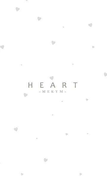 [LINE着せ替え] HEART Gray-MEKYM- 29の画像1
