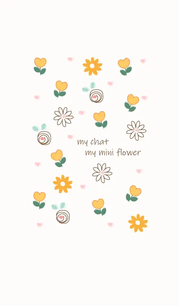 [LINE着せ替え] Mini yellow flowers 2の画像1