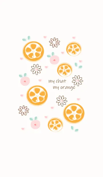 [LINE着せ替え] My chat my orange 51の画像1