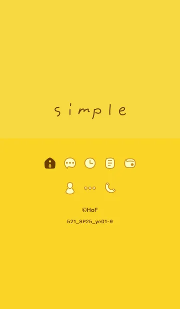 [LINE着せ替え] 521.25_イエロー1-9の画像1