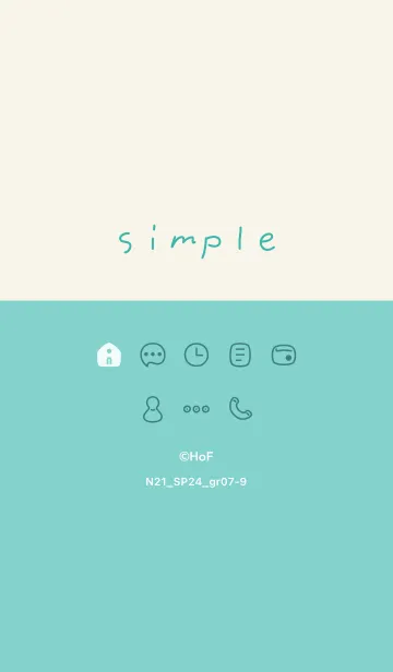 [LINE着せ替え] N21.24_グリーン7-9の画像1