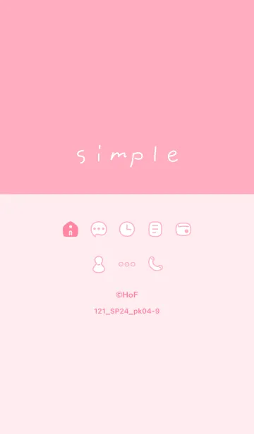 [LINE着せ替え] 121.24_ピンク4-9の画像1