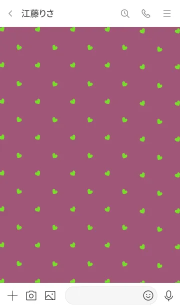 [LINE着せ替え] ミニ ハート 014の画像3