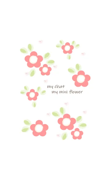 [LINE着せ替え] My chat my mini flower 60の画像1