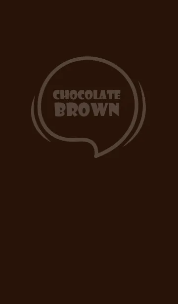 [LINE着せ替え] Love Chocolate Brown Theme Vr.7 (JP)の画像1