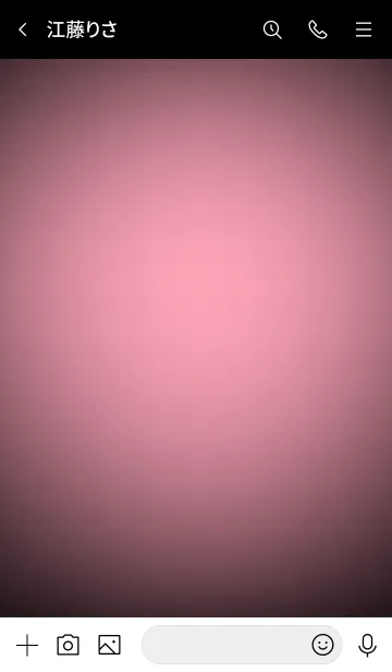 [LINE着せ替え] Flamingo Pink In Black Vr.7 (JP)の画像3