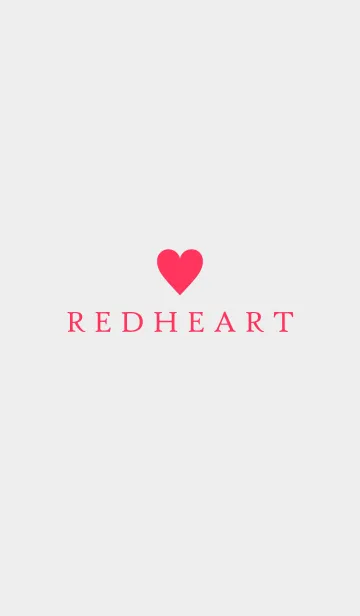 [LINE着せ替え] RED HEART - 1 -の画像1