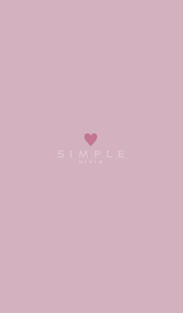 [LINE着せ替え] -DUSKY PINK SIMPLE- 47の画像1