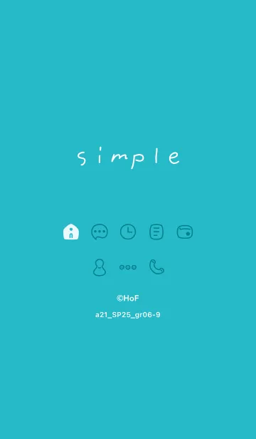 [LINE着せ替え] a21.25_グリーン6-9の画像1