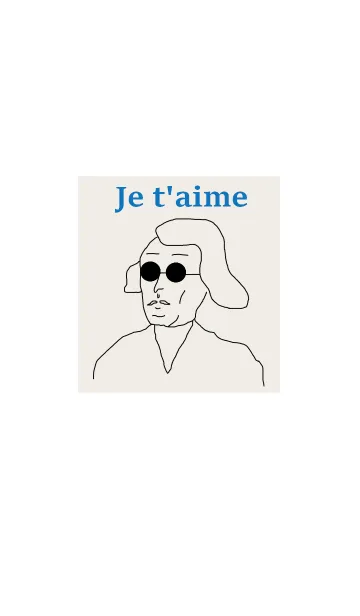 [LINE着せ替え] Mr.OJISAN /BLUEの画像1