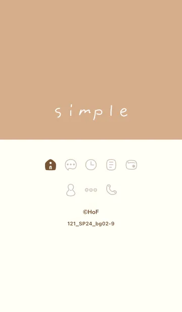 [LINE着せ替え] 121.24_ベージュ2-9の画像1