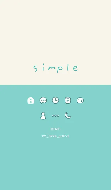 [LINE着せ替え] 121.24_グリーン7-9の画像1