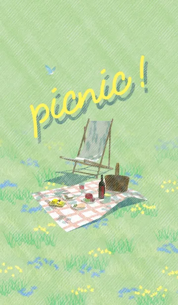 [LINE着せ替え] Picnic こかげの画像1