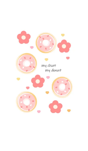 [LINE着せ替え] Donut Donut Donut 4 ！の画像1