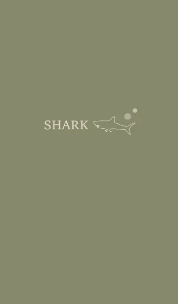 [LINE着せ替え] SHARK -khaki-の画像1