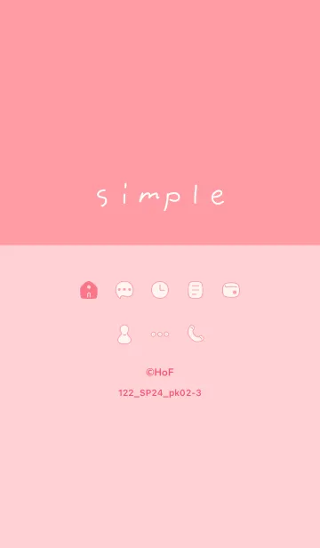 [LINE着せ替え] 122.24_ピンク2-3の画像1