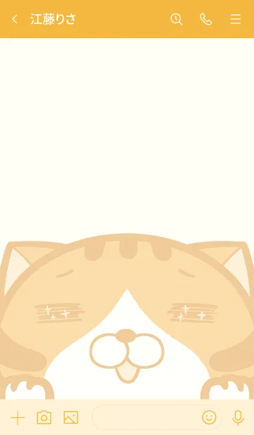 [LINE着せ替え] ランラン猫1 (日本語)の画像3