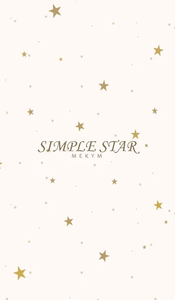 [LINE着せ替え] SIMPLE STAR - NATURAL YELLOW - 19の画像1