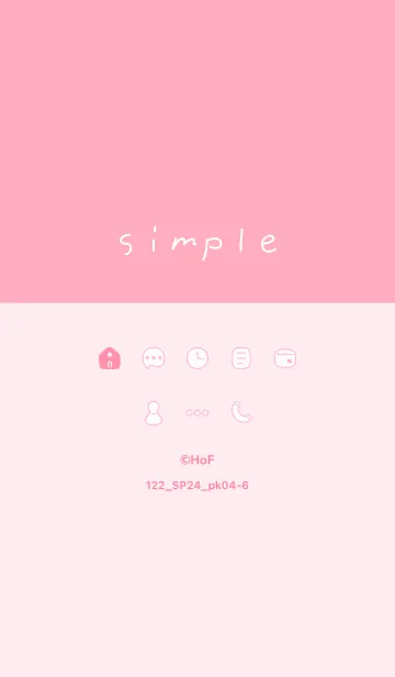 [LINE着せ替え] 122.24_ピンク4-6の画像1