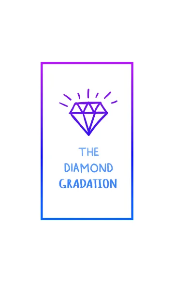 [LINE着せ替え] ザ ダイアモンド グラデーション 43の画像1