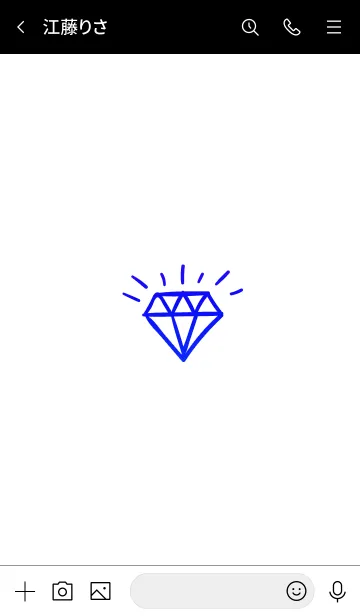 [LINE着せ替え] ザ ダイアモンド グラデーション 43の画像3