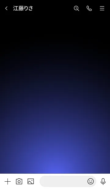 [LINE着せ替え] ULTRAMARINE BLUE LIGHT. -MEKYM-の画像3