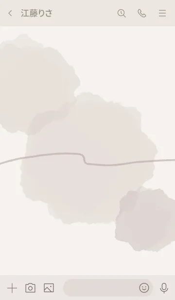 [LINE着せ替え] くすみナチュラル ピンク グレージュの画像3