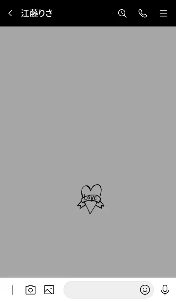 [LINE着せ替え] ミニ ラブ ハート 27の画像3