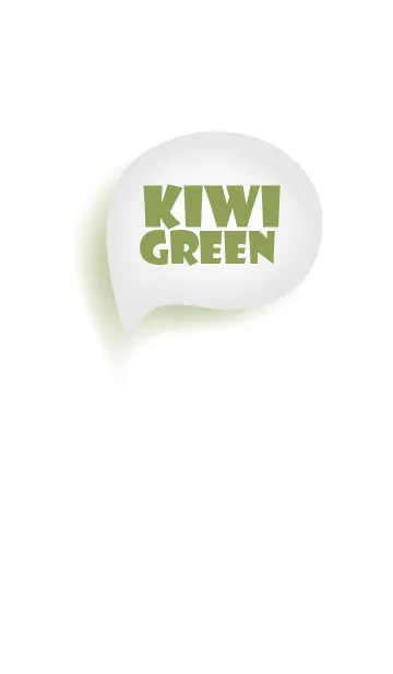 [LINE着せ替え] Kiwi Green & White Theme (JP)の画像1