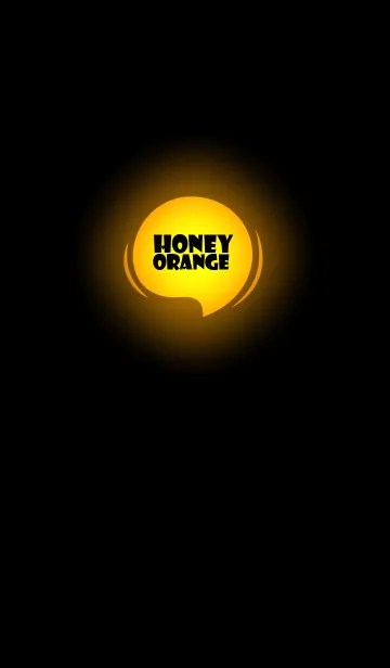 [LINE着せ替え] Honey Orange In Black Vr.7 (JP)の画像1