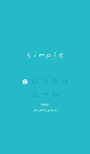 [LINE着せ替え] a22.25_グリーン6-6の画像1