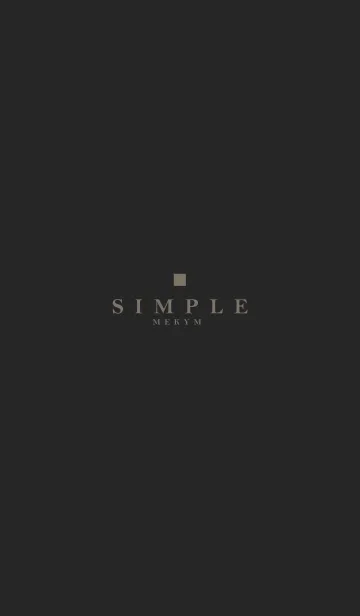 [LINE着せ替え] MATTE BLACK -SIMPLE SQUARE- 25の画像1