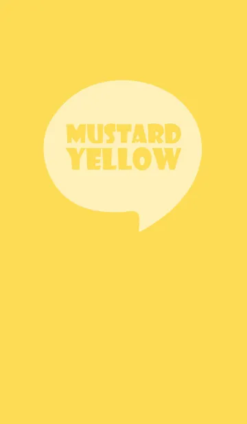 Mustard Yellow  Theme Vr.6 (JP)の着せ替えメイン画像